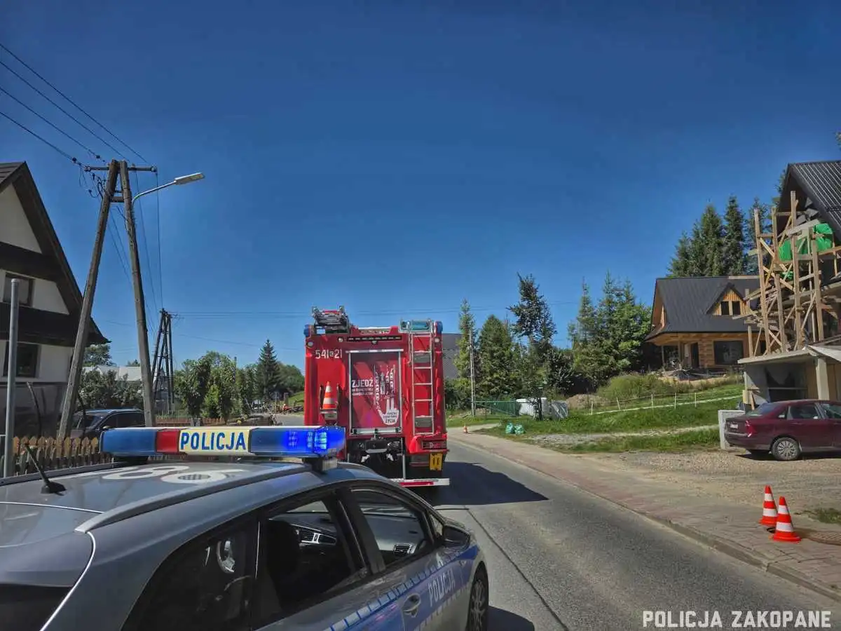 Uszkodzenie gazociągu w Dzianiszu – szybka reakcja służb zapobiegła zagrożeniu