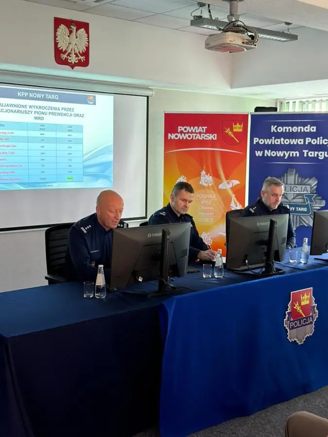 Narada roczna Policji w Nowym Targu. Priorytety na kolejny rok
