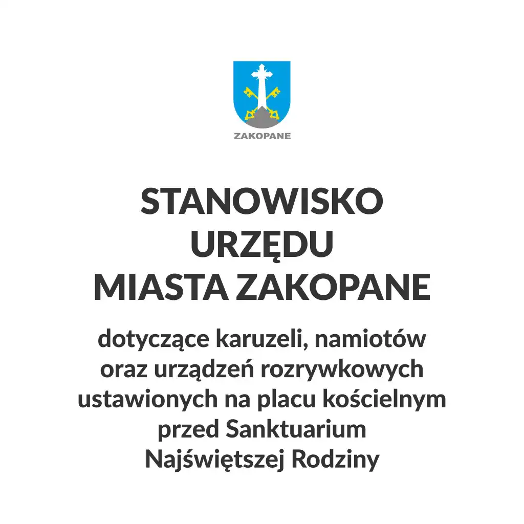 Nie będzie karuzel przy sanktuarium. Wyraźne stanowisko miasta