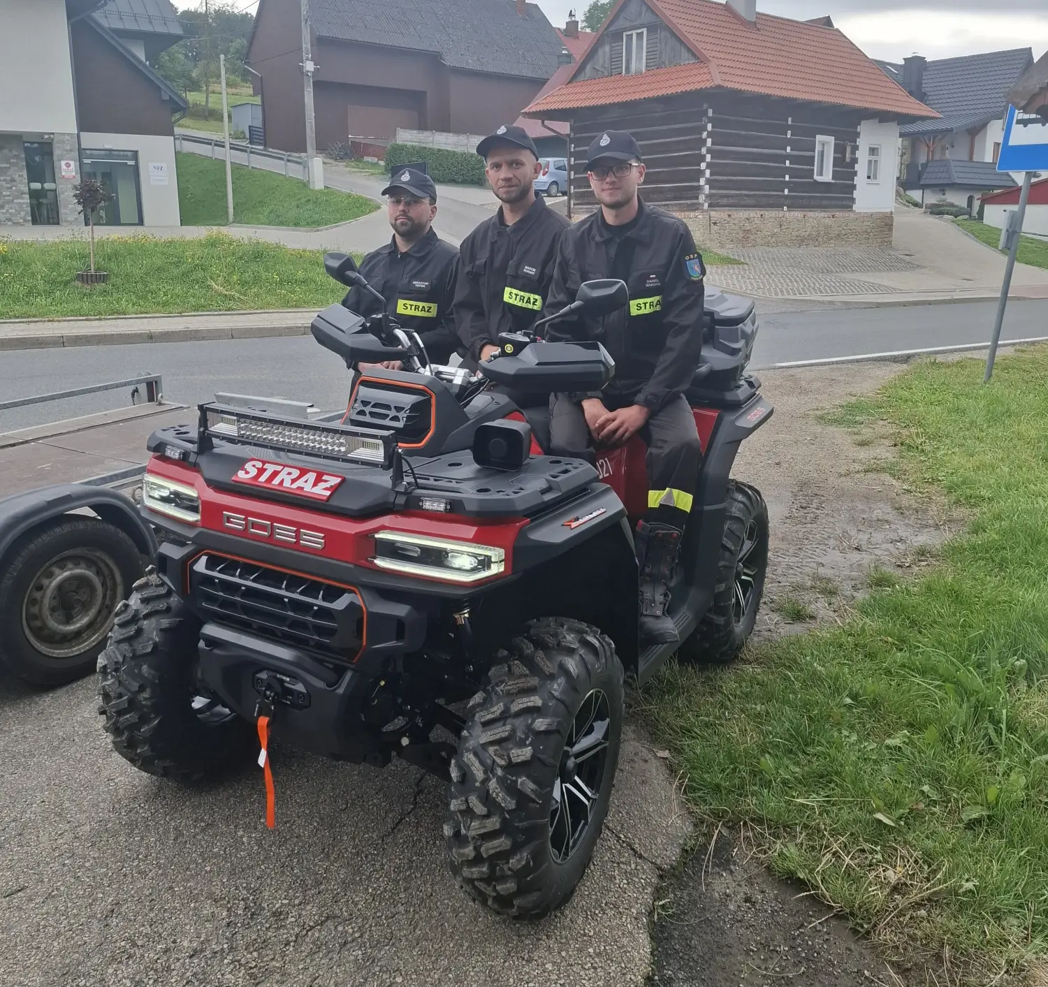 Nowy quad trafił do strażaków z Podsarnia. Kosztował prawie 50 tys. zł