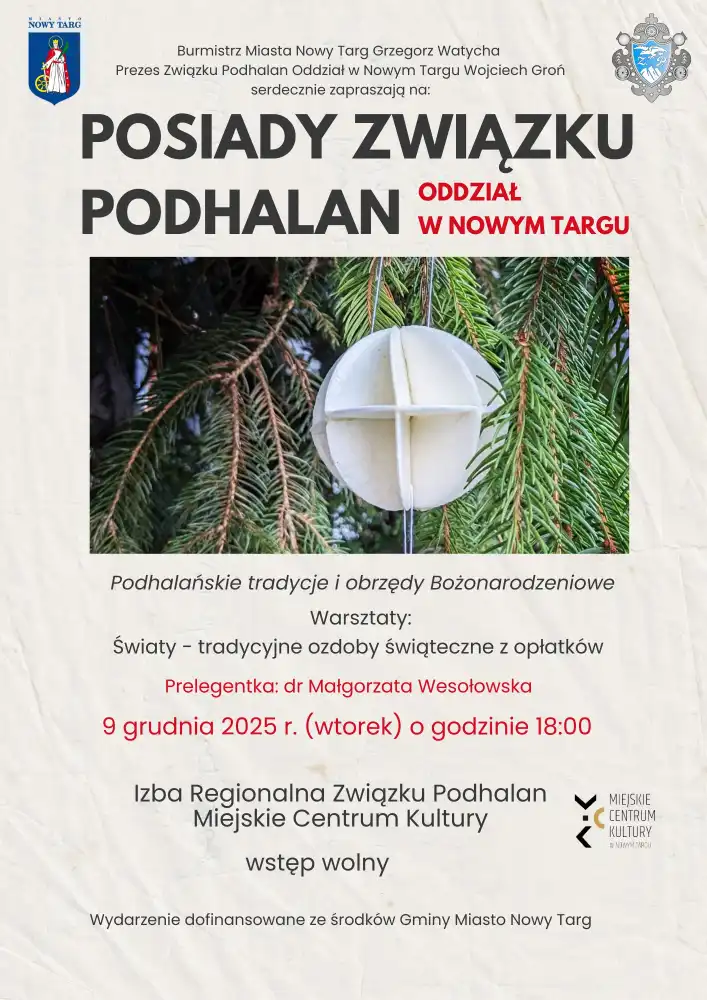 Podhalańskie tradycje na świątecznych Posiadach w Nowym Targu