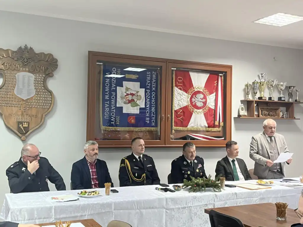 Strażacy i samorząd przy jednym stole. Podsumowanie roku OSP w Nowym Targu