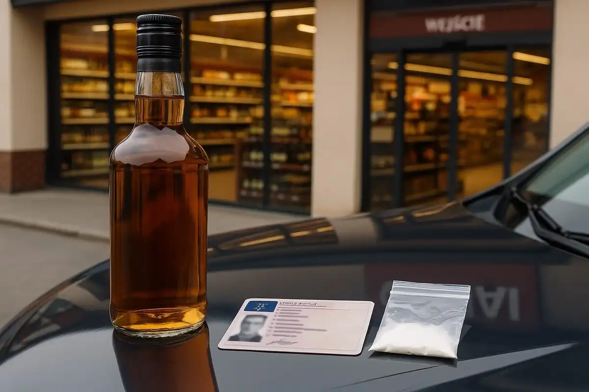 Kradł, prowadził po pijanemu i miał narkotyki. Policja zatrzymała 30-latka z gminy Czorsztyn