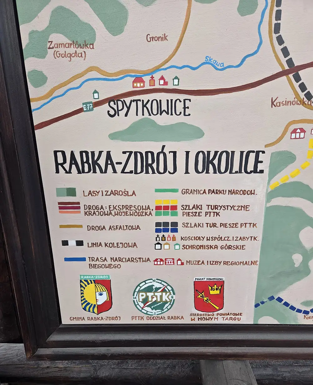 Nowe życie starych map. PTTK odnowiło turystyczne symbole Rabki-Zdroju
