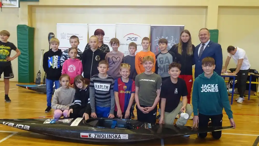 Klaudia Zwolińska inspiruje młodych na „Fali” sportowej pasji w Krościenku nad Dunajcem