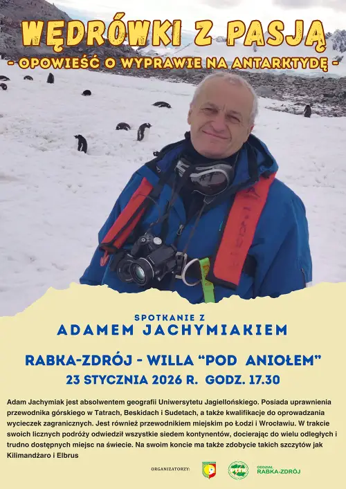 Antarktyda oczami podróżnika. „Wędrówki z pasją” wracają do Rabki