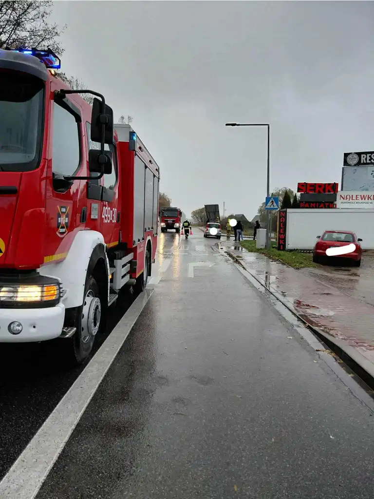 Wypadek na DK47 w Bańskiej Niżnej. Jedna osoba poszkodowana