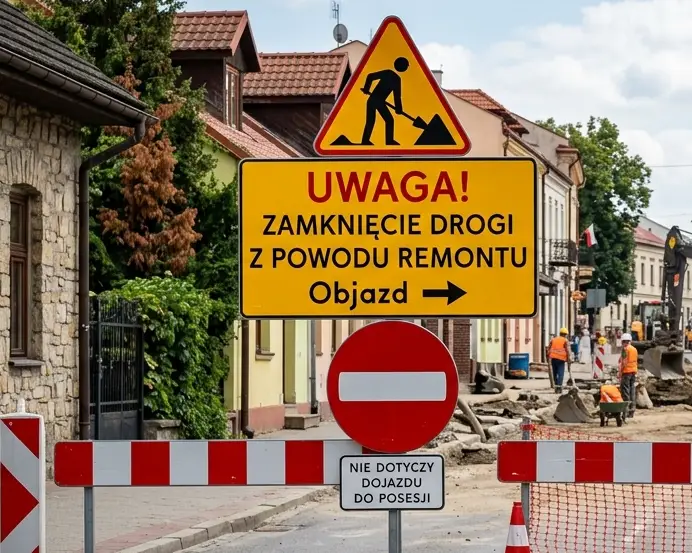 Utrudnienia w Kościelisku. Prace drogowe na ul. Małej Łąki