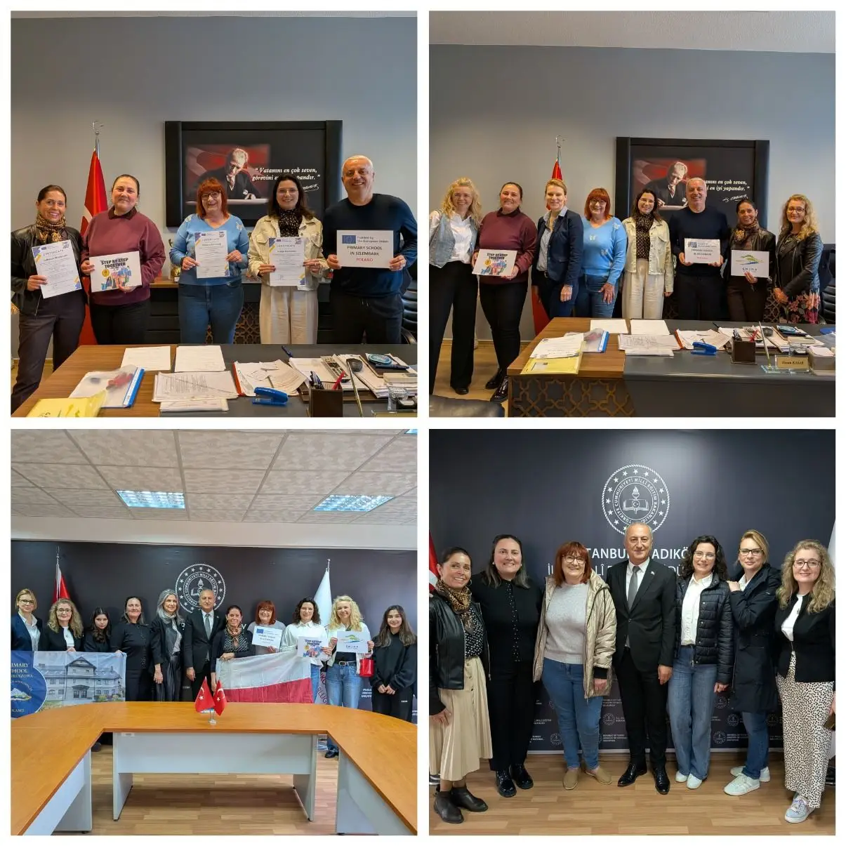 Nauczyciele z Szlembarku i Klikuszowej zdobywali doświadczenie w Stambule