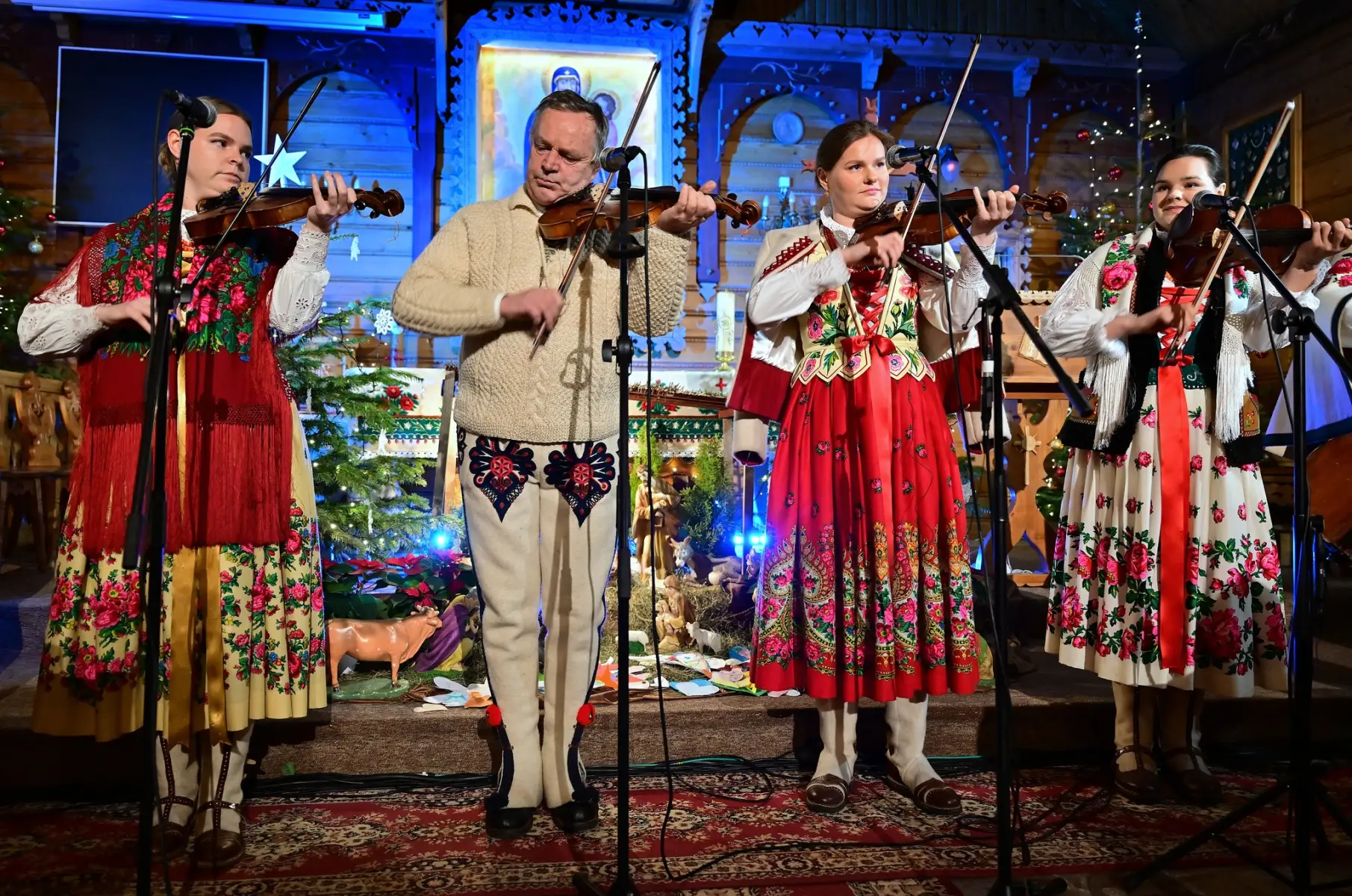 Góralskie kolędowanie w najlepszym wydaniu. Rodzina Lassaków zachwyciła publiczność