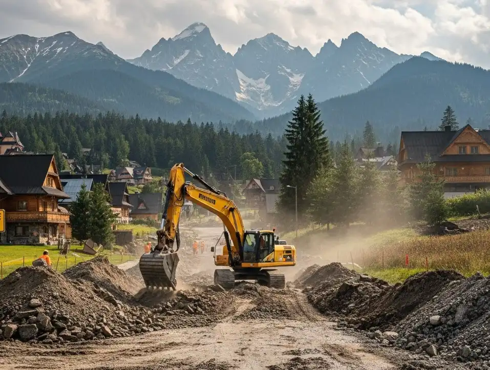 Utrudnienia na Sienkiewicza w Zakopanem przedłużone. Koniec prac przesunięty