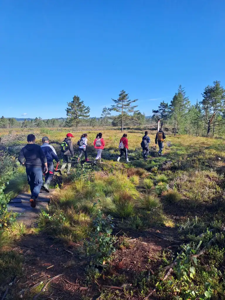 Młodzi odkrywcy torfowisk z Gminy Czarny Dunajec