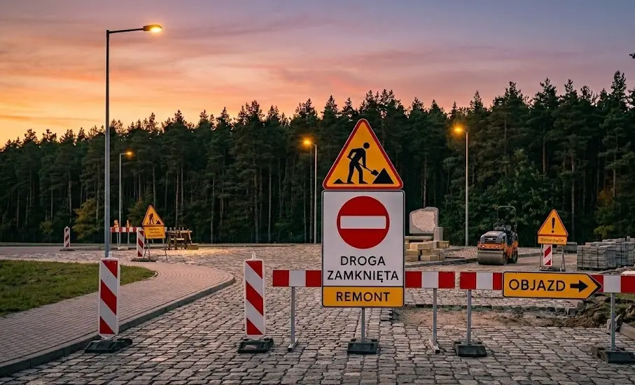 Tylmanowa: Rusza budowa muru przy Dworku Berskich. Droga zostaje zamknięta na 3 miesiące