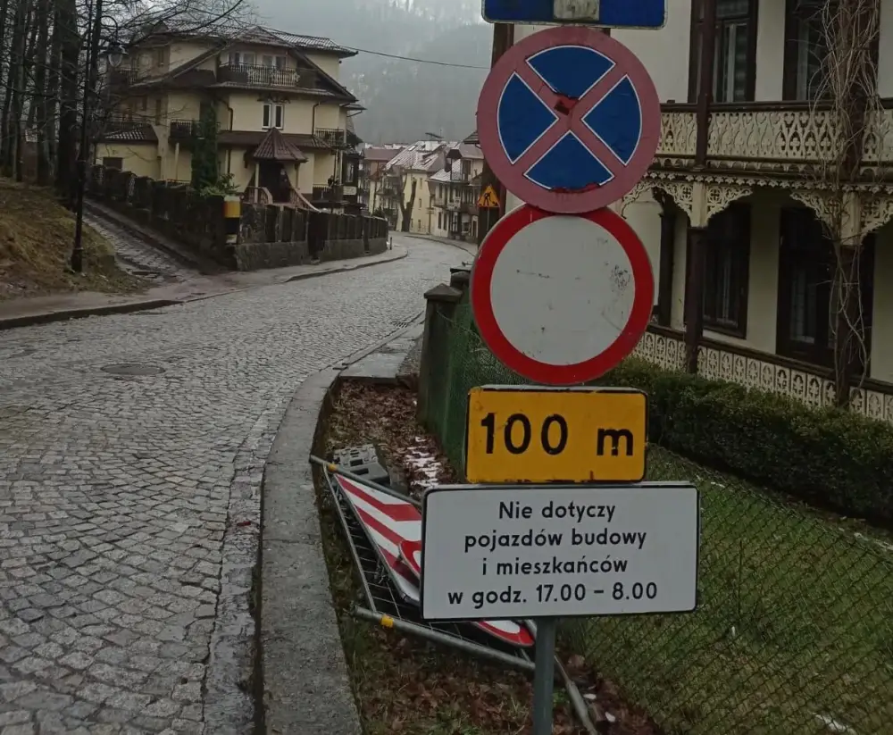 Ulica Jana Wiktora w Szczawnicy w remoncie. Będzie przejezdna na Wielkanoc
