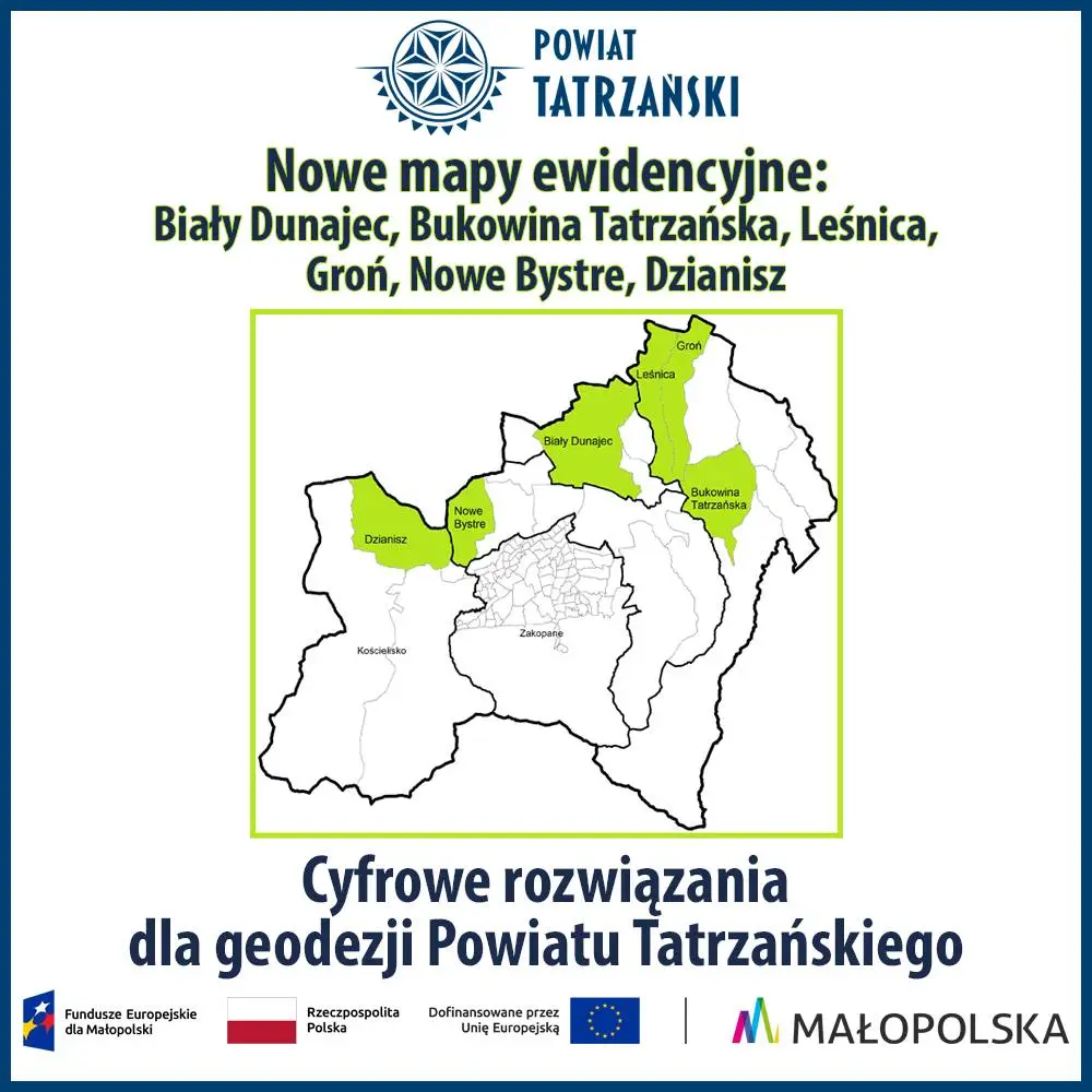 Geodeci w terenie. Ruszyła cyfrowa rewolucja w powiecie tatrzańskim