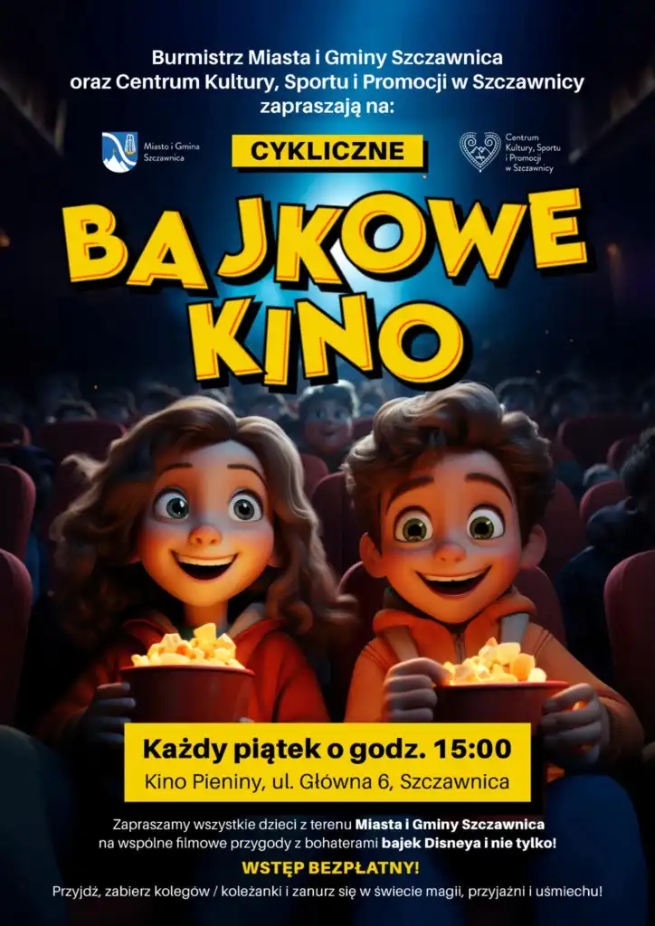 Bajkowe piątki w Szczawnicy. Darmowe seanse w Kinie Pieniny