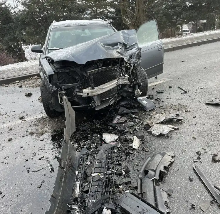 Poważny wypadek w Szaflarach. Jedna osoba trafiła do szpitala