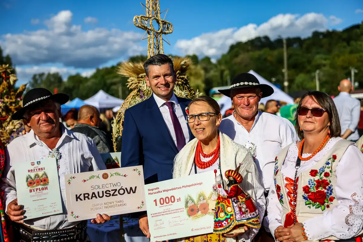Gmina Nowy Targ po raz pierwszy na Dożynkach Województwa Małopolskiego