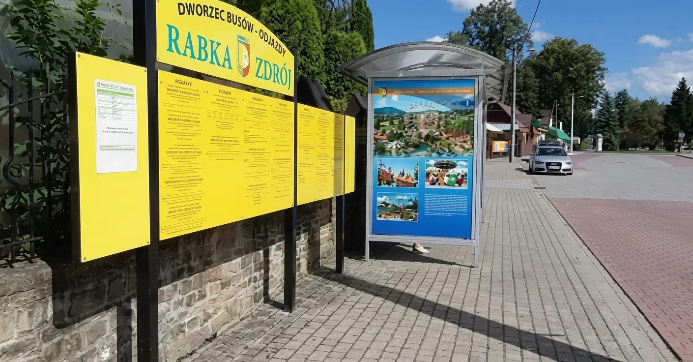 Parking, ławki, drogi i przystanki. W Rabce-Zdroju sporo się ostatnio zmieniło