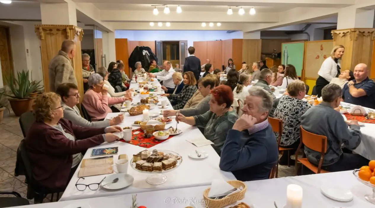 Wspólnota przy jednym stole. Opłatkowe spotkanie parafian w Chabówce
