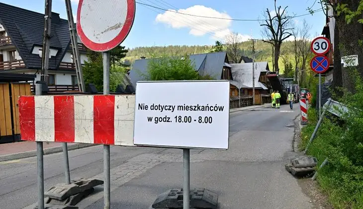 Zakopane rozkopane. Trwają remonty ulic i wielka przebudowa Kasprusiów