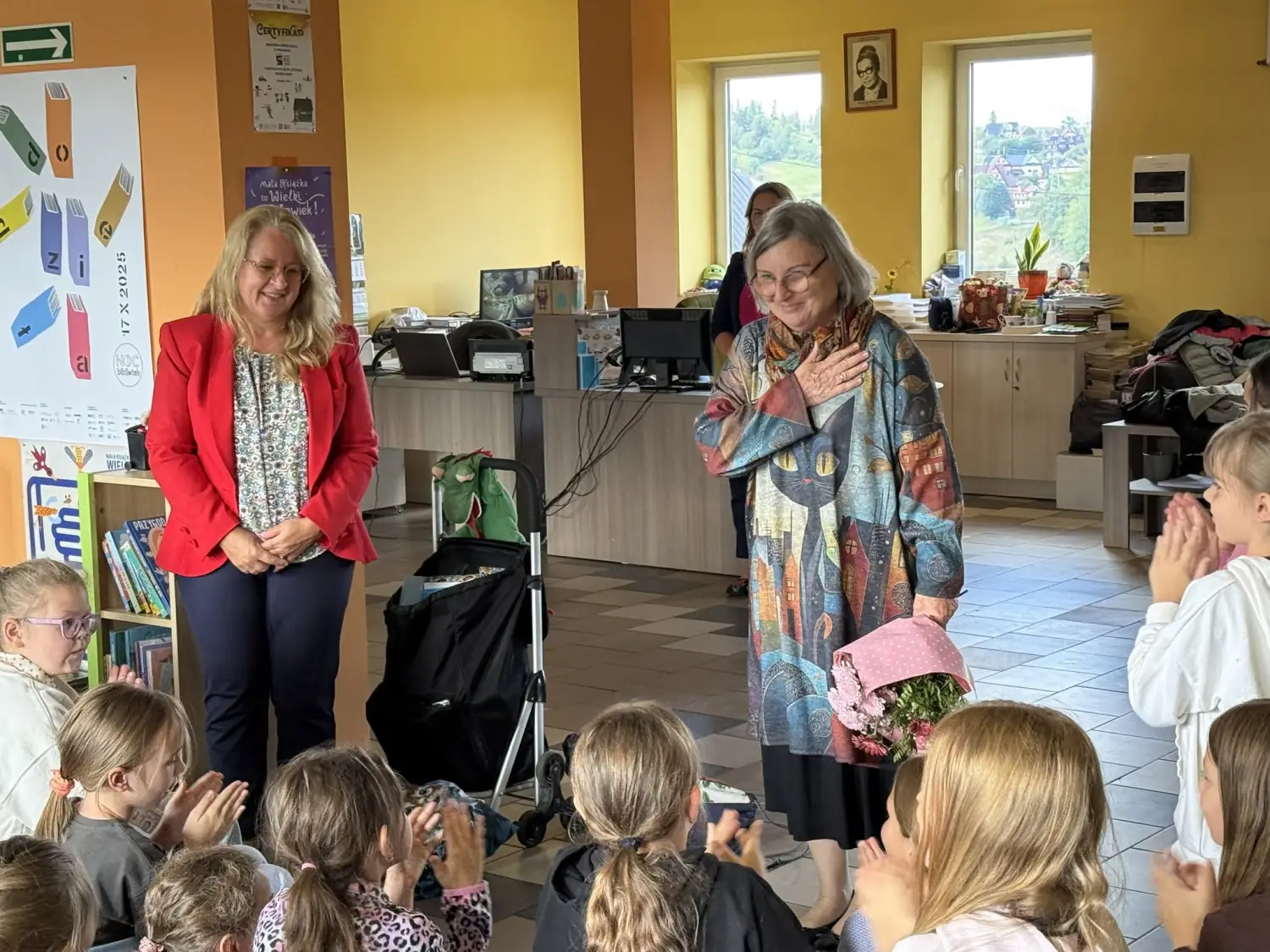 Pisarka zdradziła dzieciom kulisy swojej pracy. Spotkania w Bukowinie i Białce
