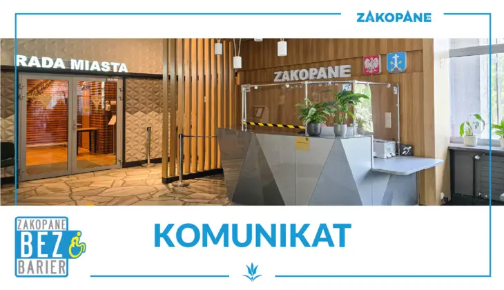 Pomoc już od wejścia. Zakopiański urząd przypomina o swoich udogodnieniach dla osób z niepełnosprawnościami