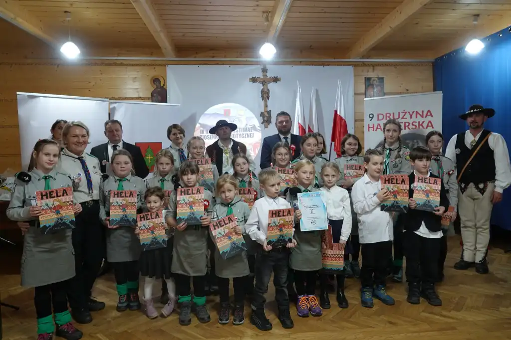 XI Harcerski Festiwal Piosenki Patriotycznej rozbrzmiał w Ochotnicy Górnej