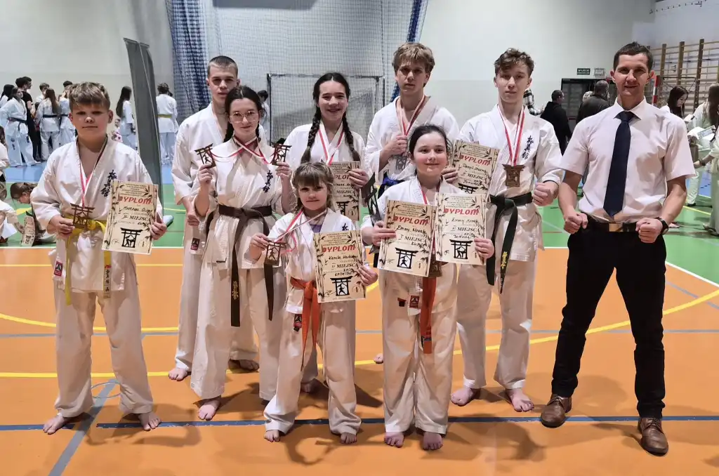 Ogólnopolski Turniej Karate Kyokushin w Nowym Targu. Orawscy zawodnicy na podium