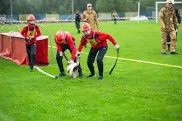 Strażacy ochotnicy rywalizowali na stadionie w Jabłonce