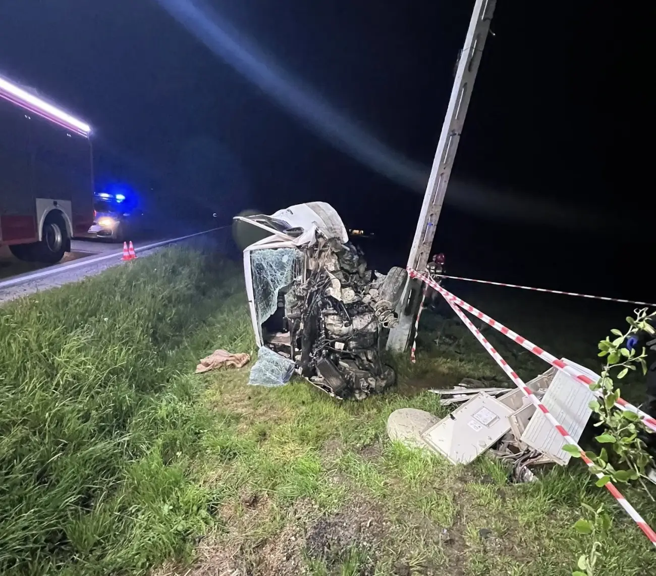 Wypadek w Bańskiej Wyżnej. Poszkodowany trafił do szpitala