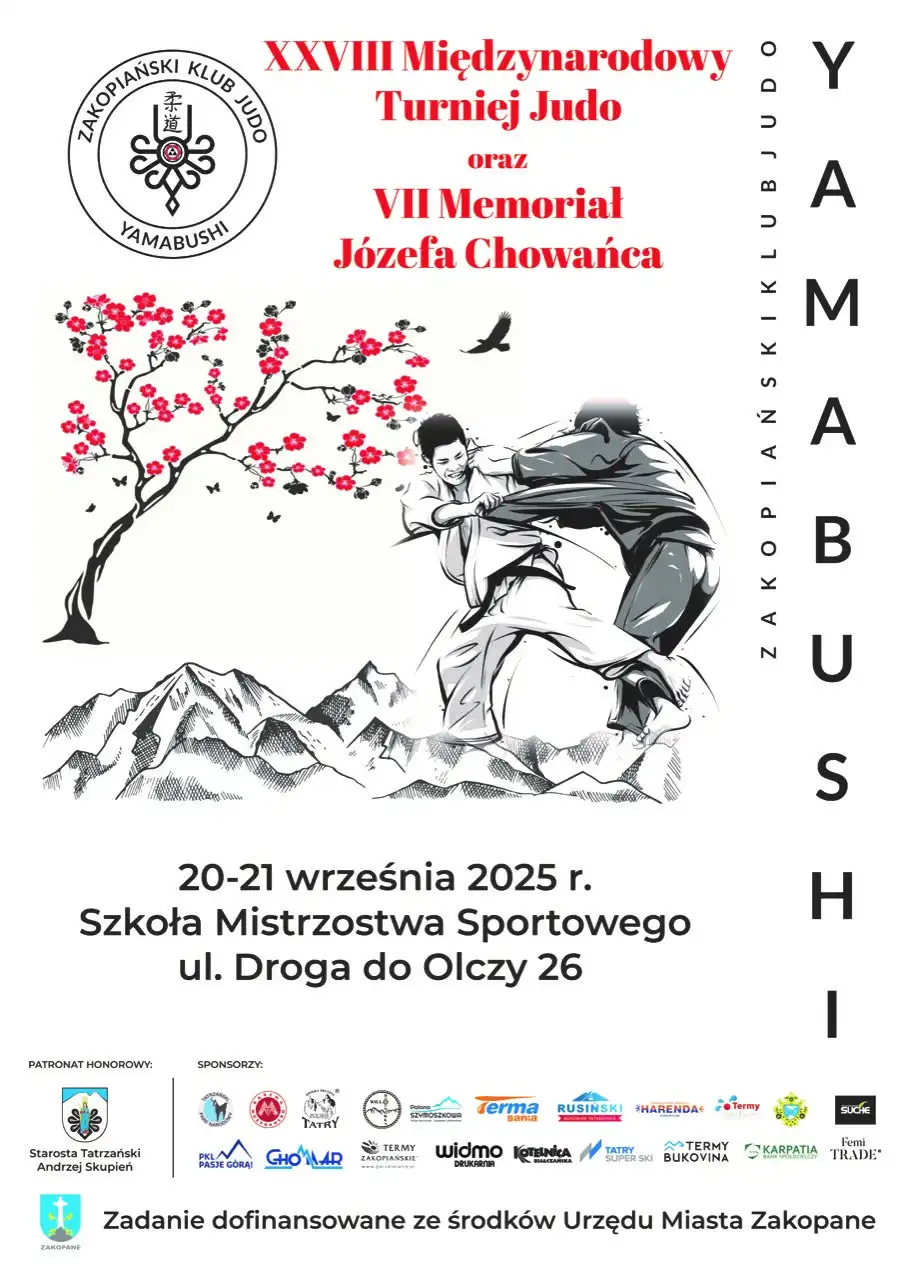 Zakopane stolicą młodzieżowego judo. Przed nami XXVIII Międzynarodowy Turniej i VII Memoriał Józefa Chowańca