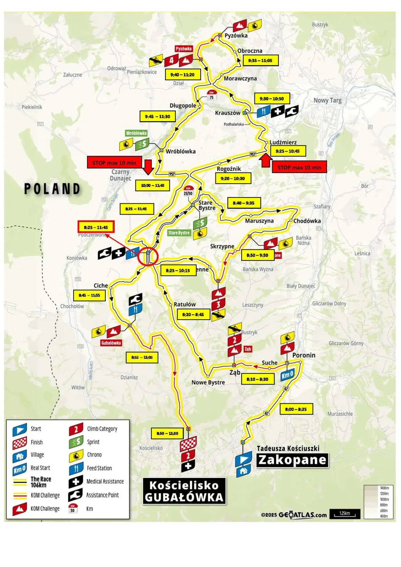 Tour de France na Podhalu. Sprawdź, gdzie i kiedy będą zamknięte drogi
