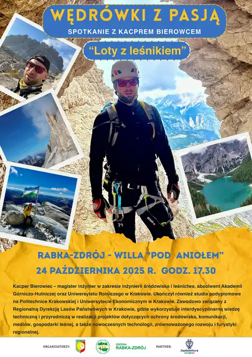 Wędrówki z pasją w Rabce-Zdroju. Spotkanie z leśnikiem i podróżnikiem