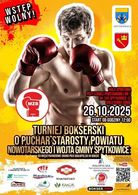 Pierwszy taki turniej. Spytkowice zapraszają na bokserskie zmagania