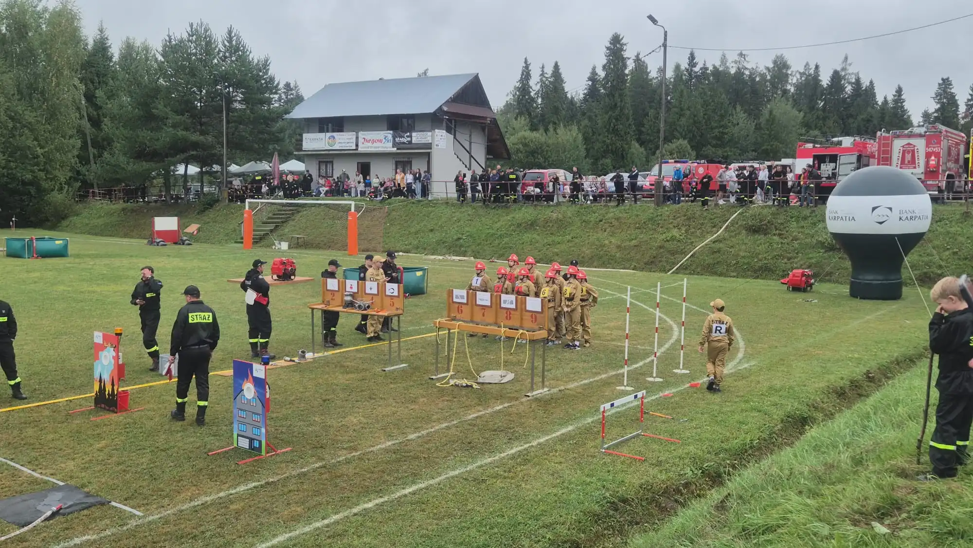 Strażacy ochotnicy z Bukowiny Tatrzańskiej, rywalizowali w Czarnej Górze