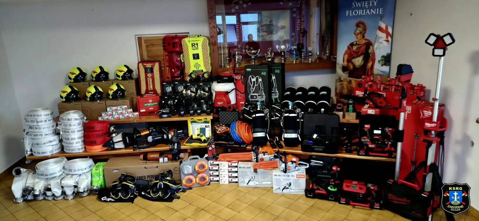 OSP Zakopane-Olcza wzmacnia potencjał ratowniczy. Nowy sprzęt na wyposażeniu