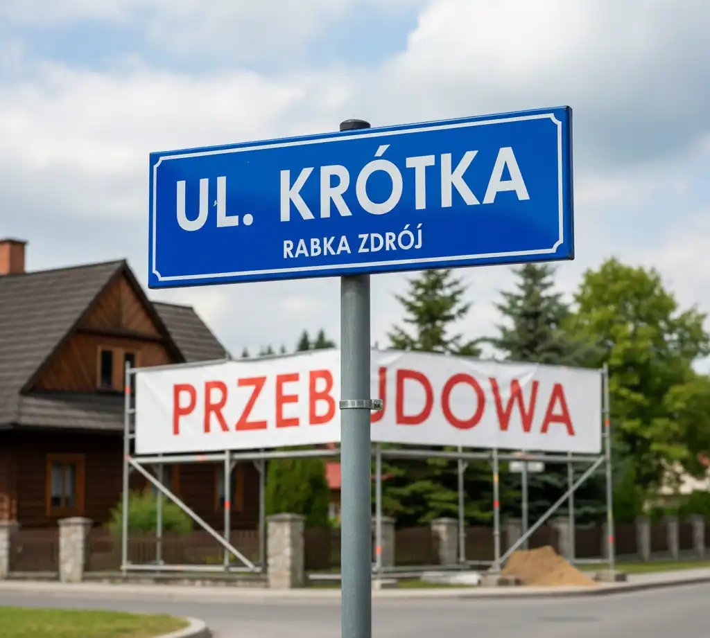 Rabka-Zdrój konsultuje z mieszkańcami modernizację ulicy Krótkiej [ Aktualizacja ]