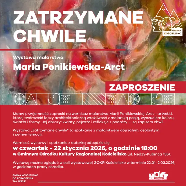 Zatrzymane w obrazie. Wernisaż Marii Ponikiewskiej Arct w Kościelisku