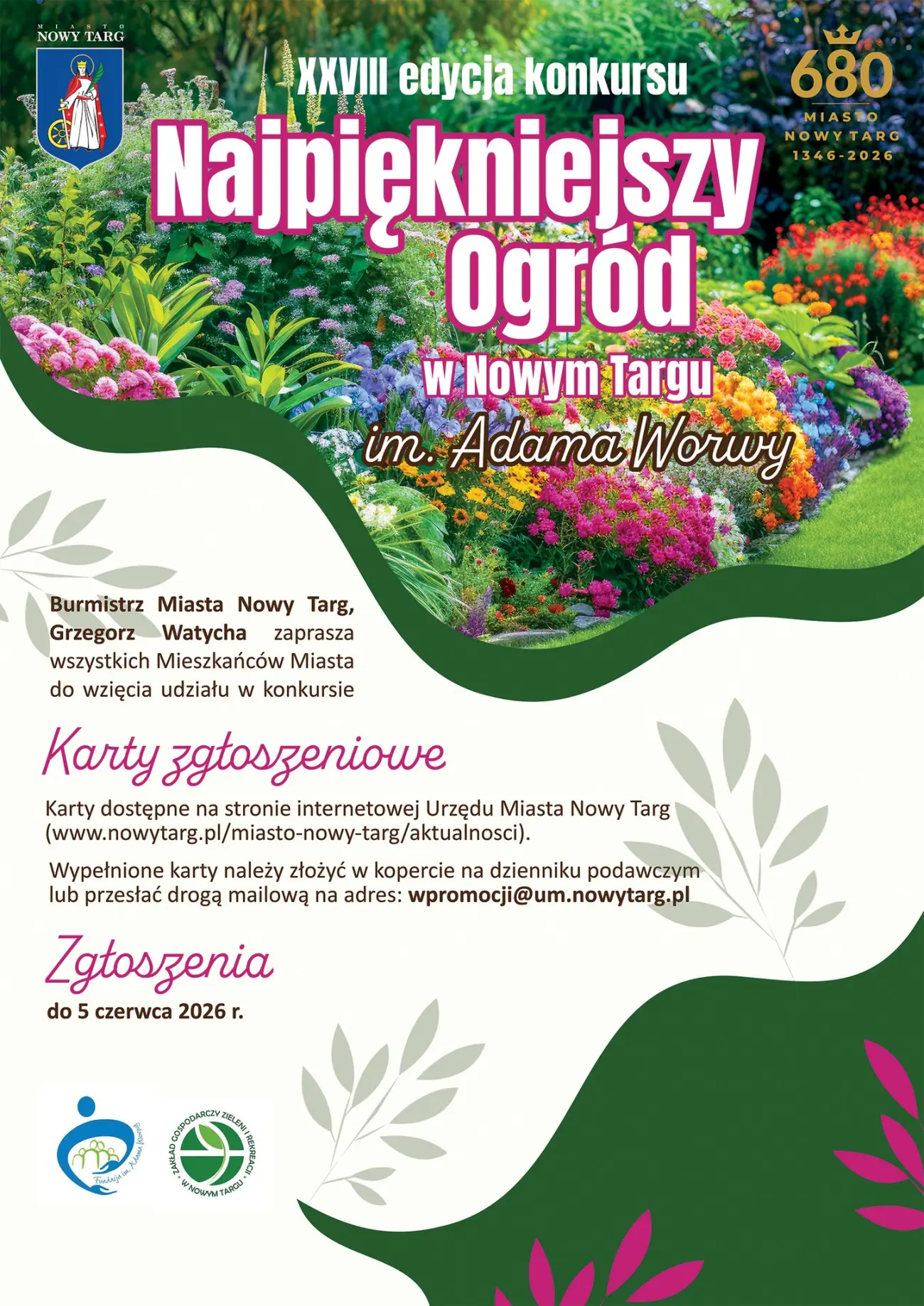 Zielona rywalizacja w Nowym Targu. Mieszkańcy znów pokażą swoje ogrody