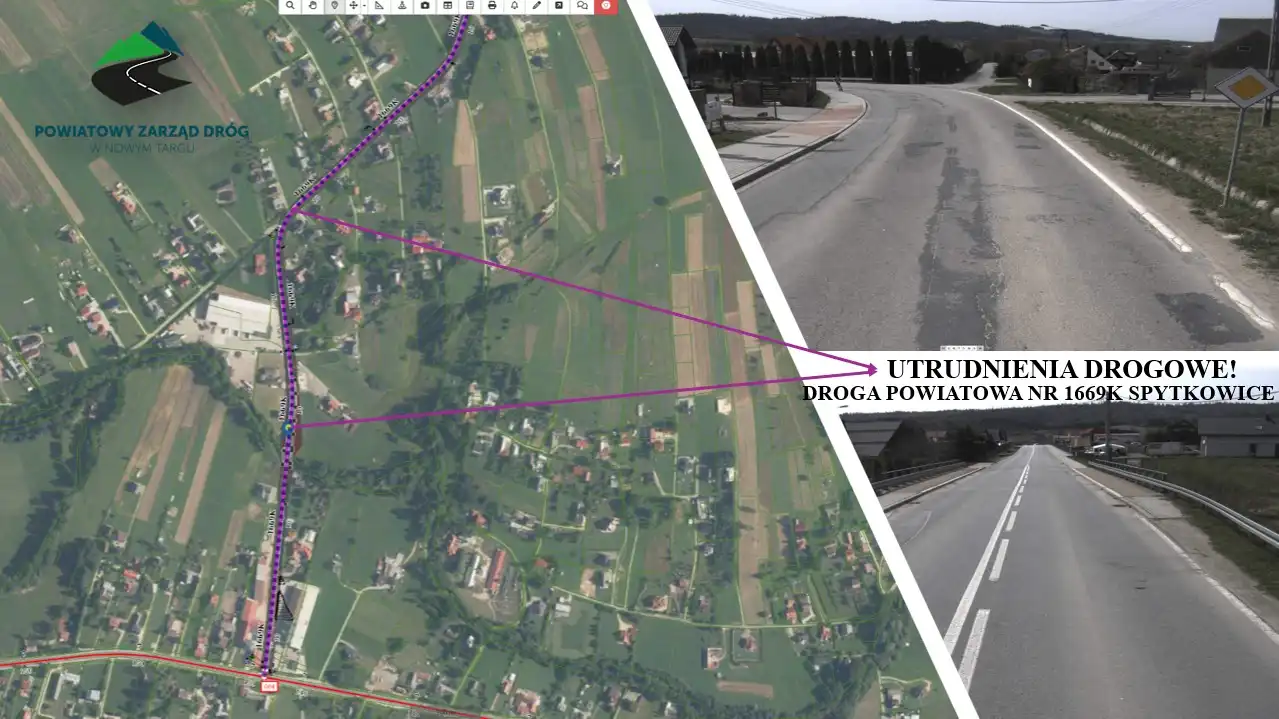 Prace drogowe w Spytkowicach. Kierowców czekają utrudnienia na drodze powiatowej