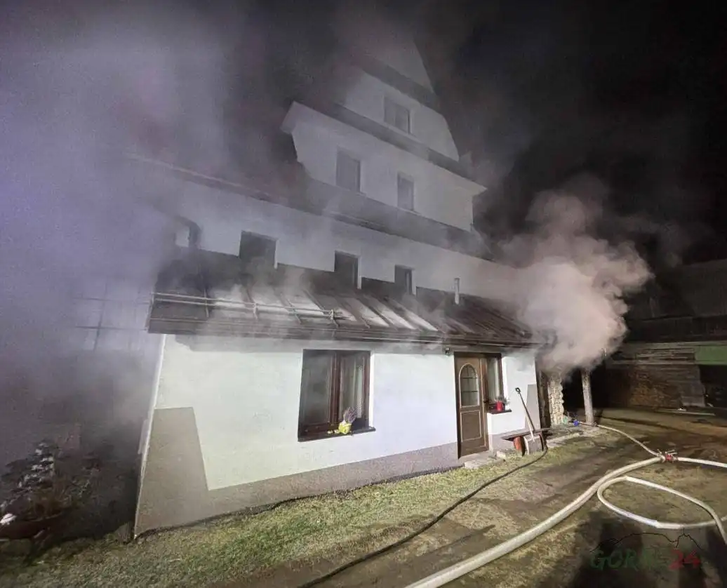 Pożar domu w Piekielniku. Szybka i skuteczna akcja strażaków