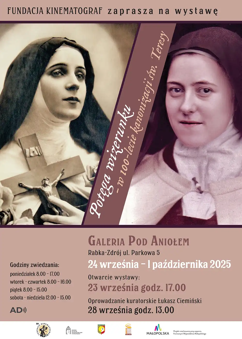 Rabka-Zdrój świętuje 100-lecie kanonizacji św. Teresy. Wystawa „Potęga wizerunku” w Galerii Pod Aniołem
