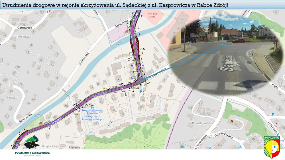 Kierowcy muszą uważać. Dwa dni robót na ul. Sądeckiej i Kasprowicza