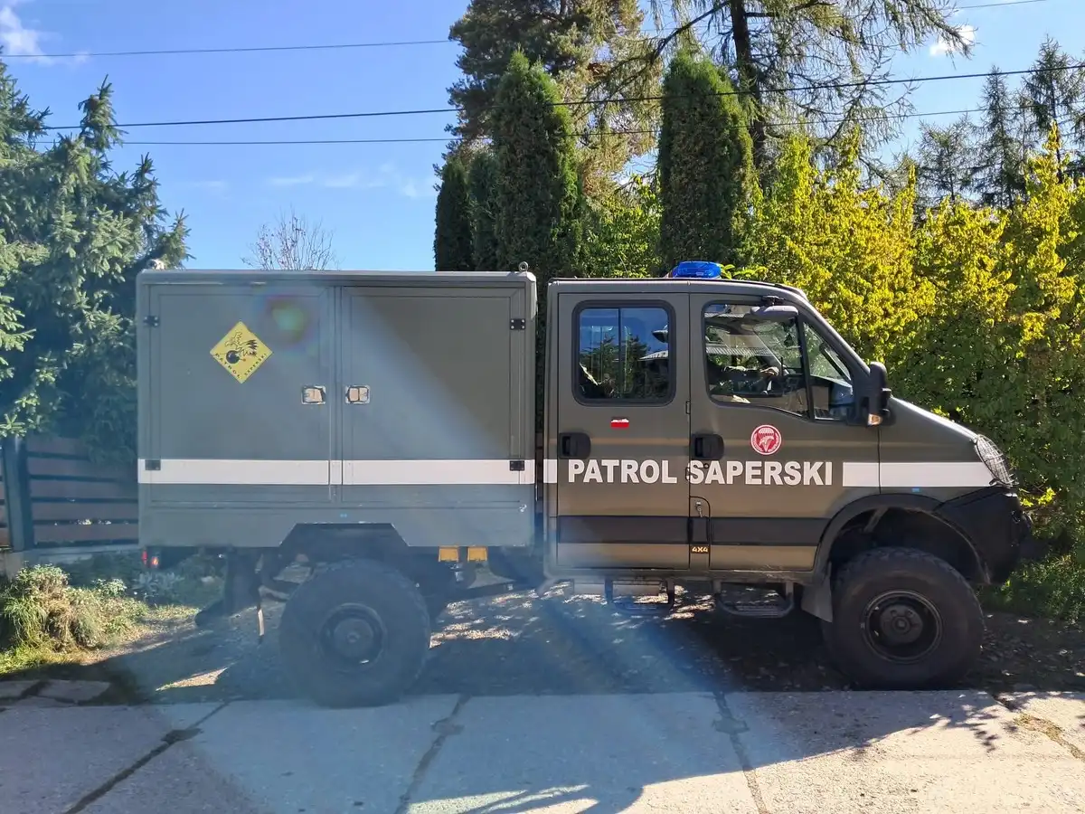 Stare granaty w Rabce-Zdroju, szybka reakcja mieszkańca zapobiegła tragedii