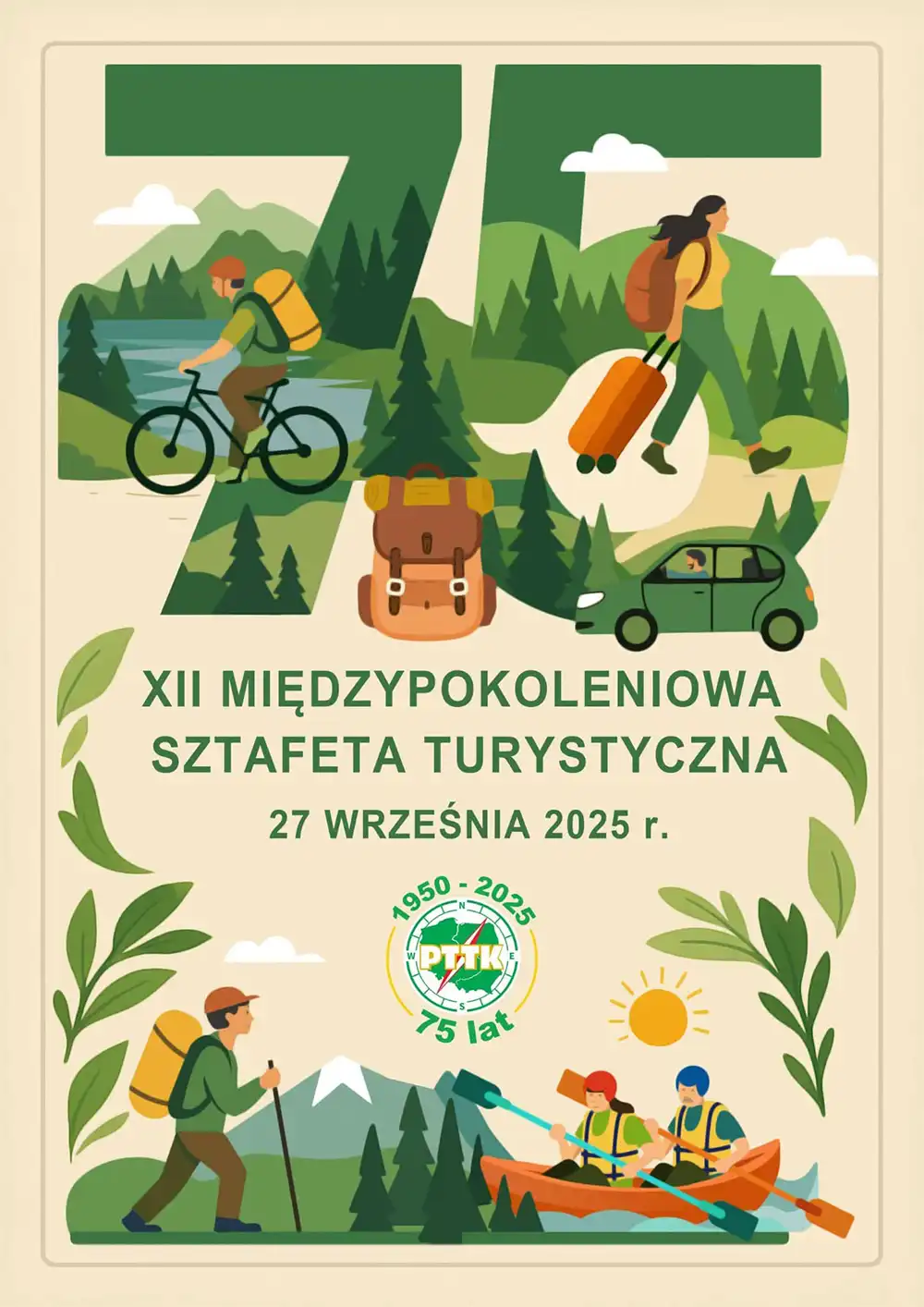 Międzypokoleniowa sztafeta w Rabce-Zdroju. Jubileusz PTTK na górskim szlaku