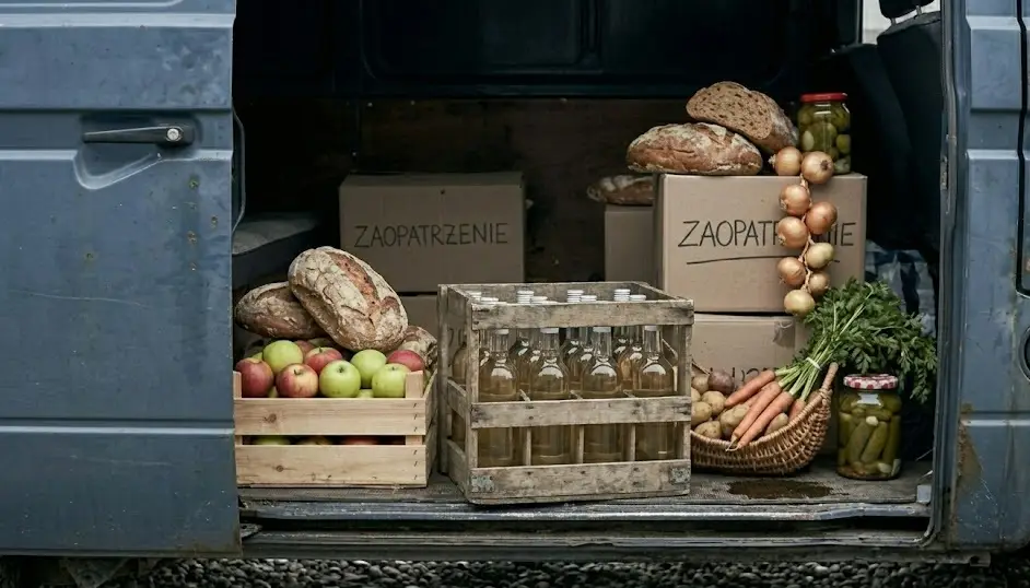 Obwoźny handlarz w Lipnicy Wielkiej. W aucie był też alkohol