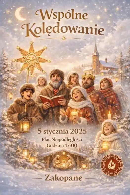 Tradycyjne kolędowanie w sercu Zakopanego. Niedzielne popołudnie na jarmarku bożonarodzeniowym