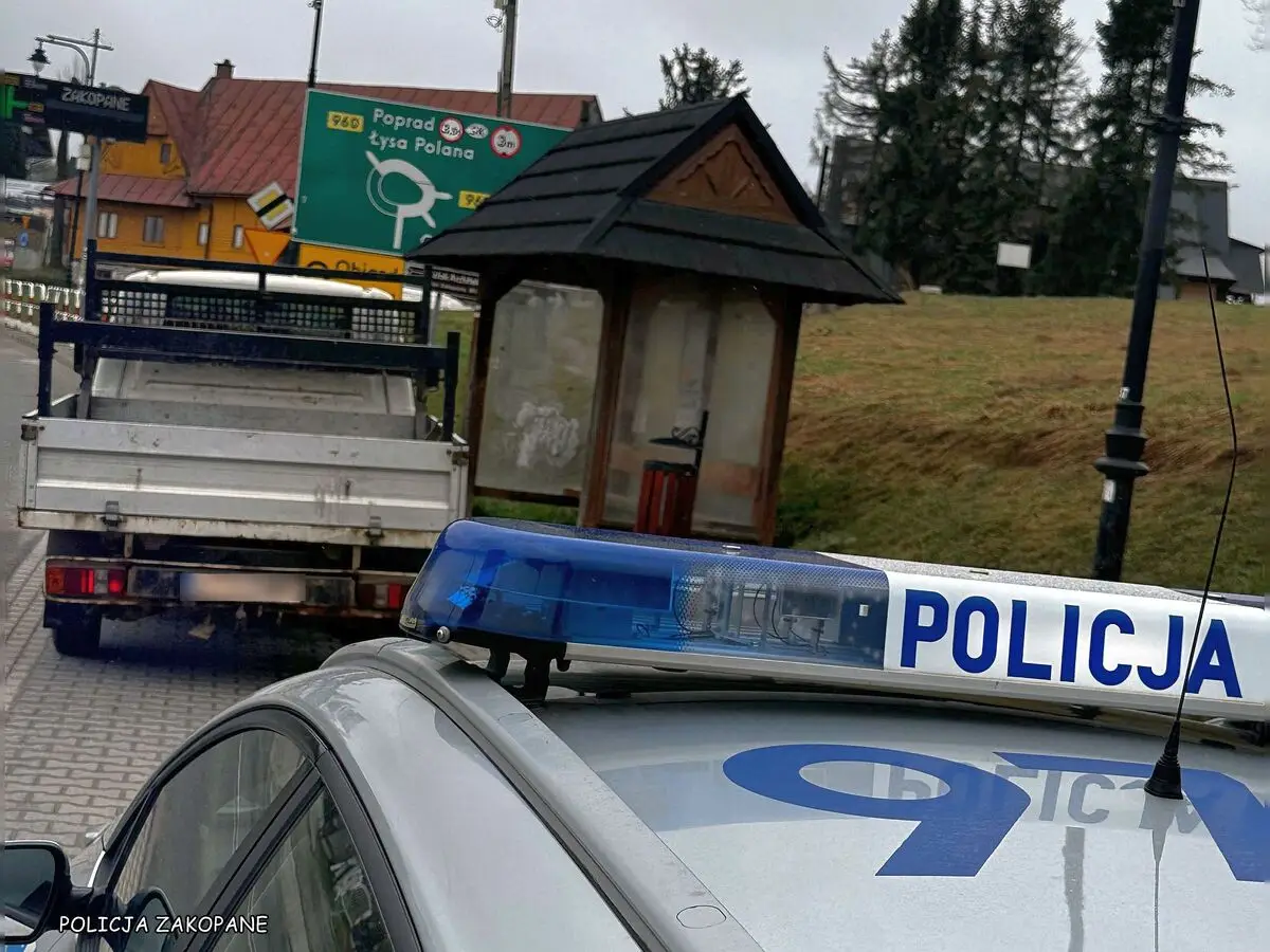 Poranny patrol i kolejny kierowca na podwójnym gazie