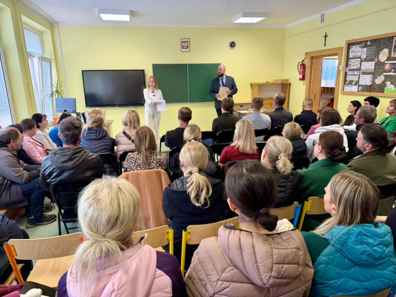 Nowa sala i sportowe programy. Spotkanie władz miasta z rodzicami na Cyrhli